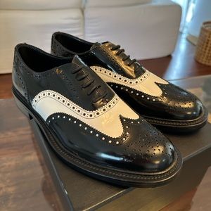 Saint Laurent Black & White Oxford